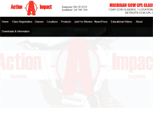 Tablet Screenshot of impactrange.com